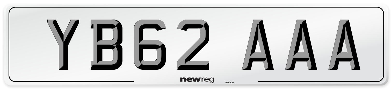 YB62 AAA Number Plate from New Reg